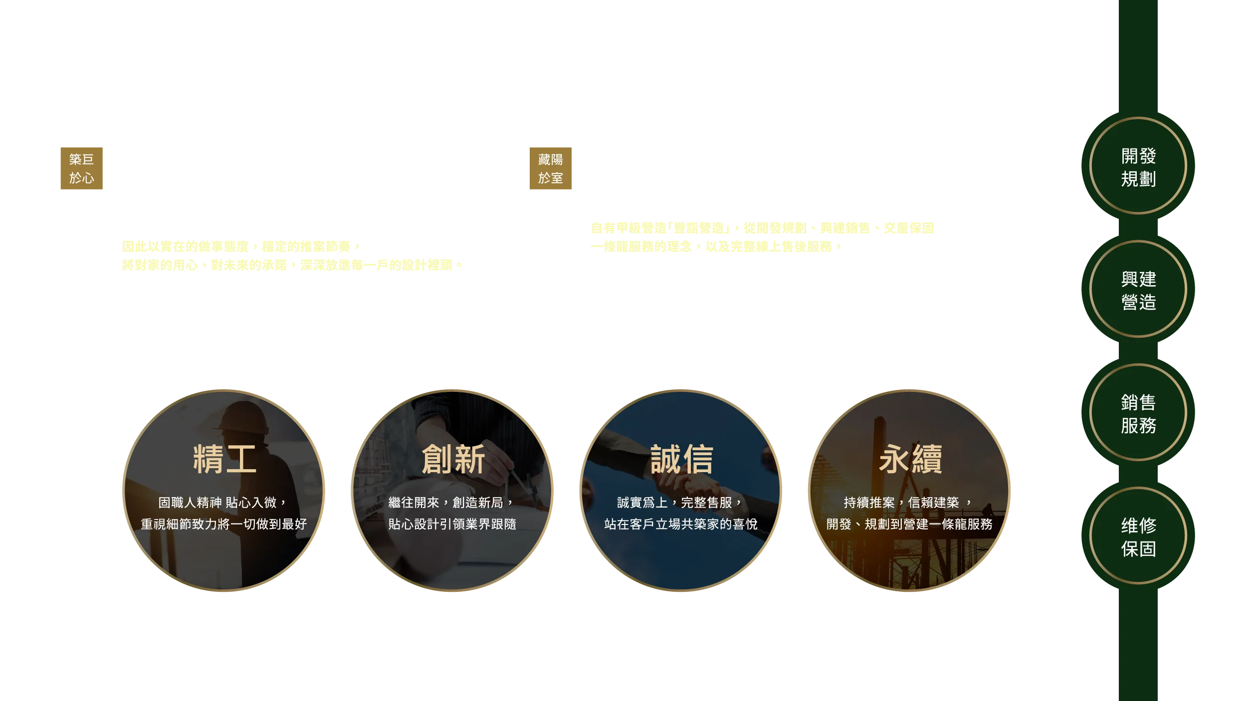 巨陽建設企業理念